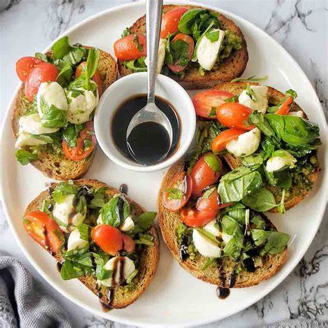 Caprese Breakfast Bruschetta